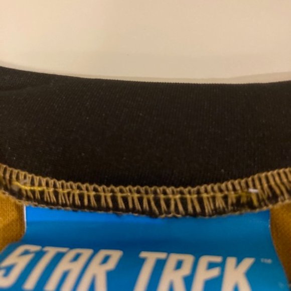 Men's Star Trek Rubies Large Gold Top - Picture 4 of 6